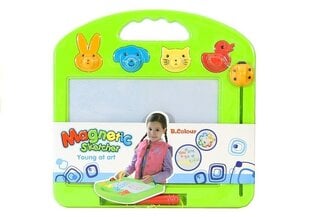 Цветная магнитная доска со штампами цена и информация | Развивающие игрушки | kaup24.ee