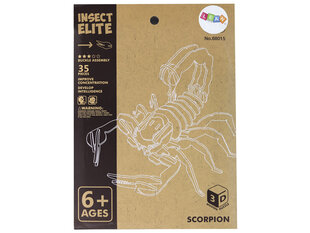 3D puidust pusle Lean Toys Scorpion hind ja info | Pusled | kaup24.ee