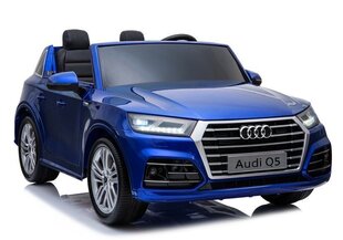 Kahekohaline laste elektriauto Audi Q5 MP4, sinine hind ja info | Laste elektriautod | kaup24.ee