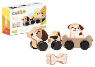Puidust mänguasi Koer Cubika hind ja info | Arendavad mänguasjad | kaup24.ee