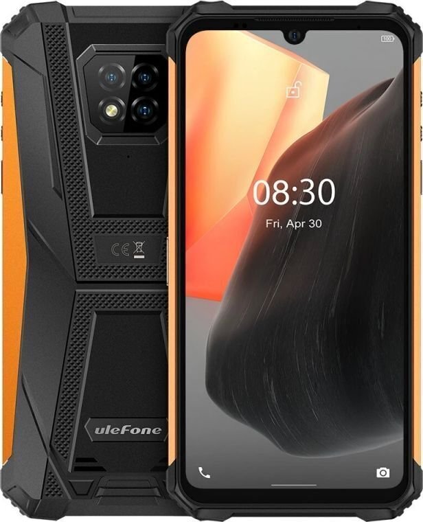 Defektiga toode. Ulefone Armor 8 Pro 6/128 GB, Dual SIM, Black/Orange цена и информация | Defektiga tooted | kaup24.ee