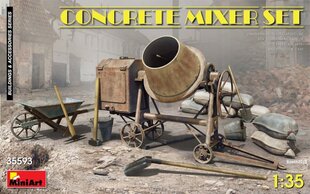 Liimitav mudel MiniArt 35593 Concrete Mixer Set 1/35 цена и информация | Склеиваемые модели | kaup24.ee