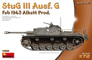 Liimitav mudel MiniArt 72101 StuG III Ausf. G Feb 1943 Prod 1/72 цена и информация | Склеиваемые модели | kaup24.ee