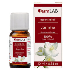 Eeterlik õli Jasmine FarmLAB, 10 ml hind ja info | Eeterlikud ja kosmeetilised õlid | kaup24.ee