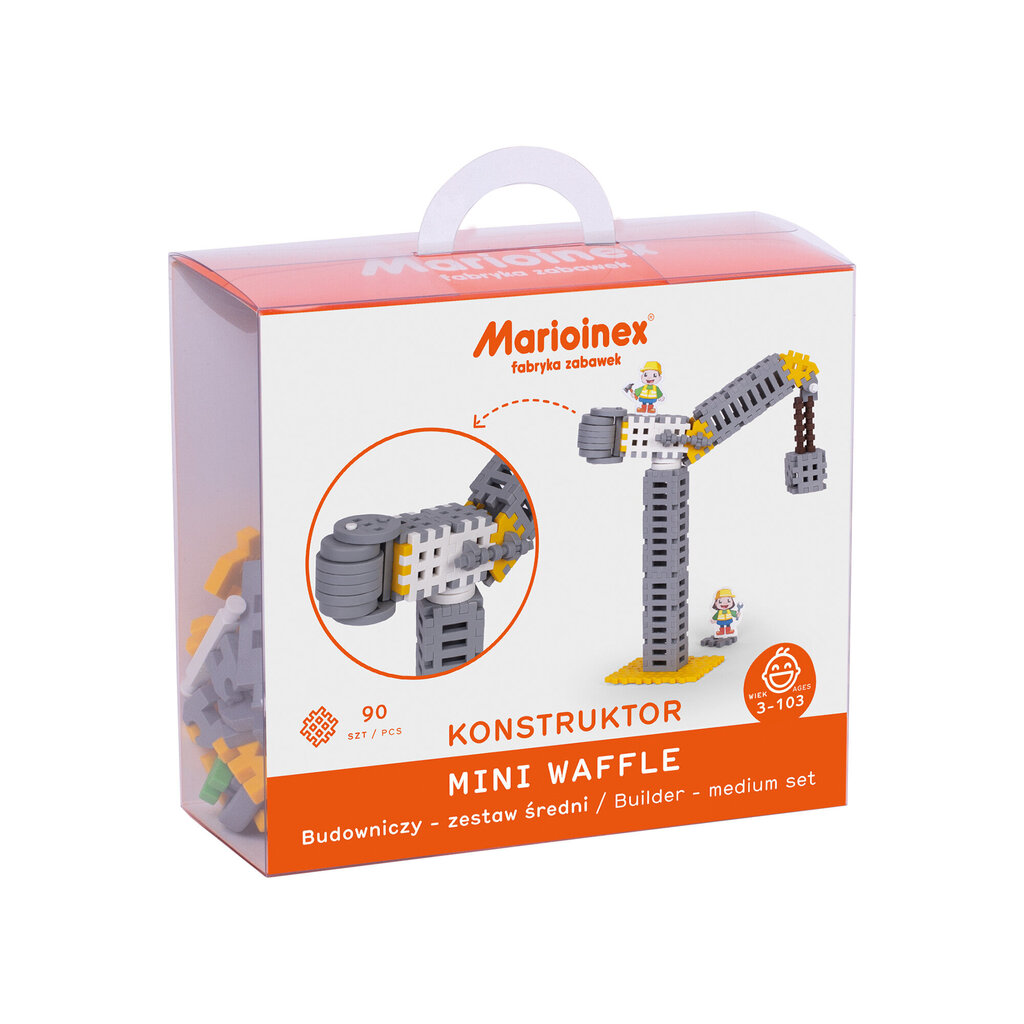 Konstruktor Marioinex Mini Waffle ehitaja, 90 tk hind ja info | Klotsid ja konstruktorid | kaup24.ee