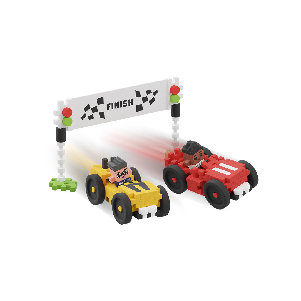 Konstruktor Marioinex Mini Waffle Race, 80 tk hind ja info | Klotsid ja konstruktorid | kaup24.ee