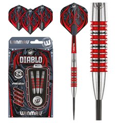 Nooled Winmau Diablo, punane/hõbedane, 24 g цена и информация | Дартс | kaup24.ee