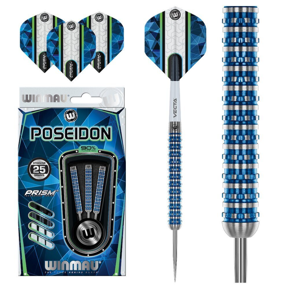 Nooled Winmau Poseidon, sinine, 25 g hind ja info | Noolemängud | kaup24.ee