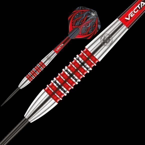 Nooled Winmau Diablo, punane/hõbedane värv, 26 g. hind ja info | Noolemängud | kaup24.ee