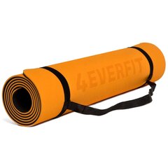 Joogamatt Deft Sport TPE, 183 x 61 cm must ja oranž цена и информация | Коврики для йоги, фитнеса | kaup24.ee