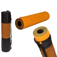 Фитнес-коврик Deft Sport, 183 x 61 см, черный и оранжевый цена и информация | Коврики для йоги, фитнеса | kaup24.ee