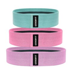 Комплект резиновых лент Deft Sport hipband, 3 шт цена и информация | Фитнес-резинки, гимнастические кольца | kaup24.ee