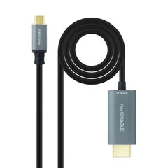 USB C-HDMI Kaabel Nanocable 10.15.5162 1,8 m 8K Ultra HD hind ja info | Mobiiltelefonide kaablid | kaup24.ee