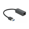 USB-RJ45 Võrguadapter Delock 66646 2,5 Gigabit Ethernet Must