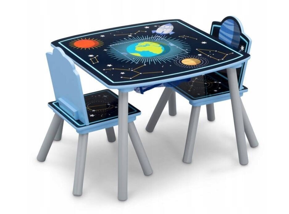 Laste laua ja toolide komplekt, kosmos hind ja info | Laste lauad ja toolid | kaup24.ee