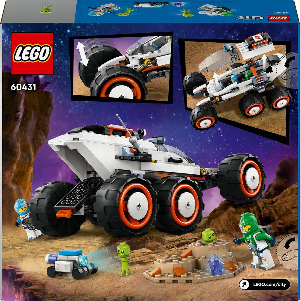 60431 Lego® City Kosmoseuuringute sõiduk ja tulnukad hind ja info | Klotsid ja konstruktorid | kaup24.ee