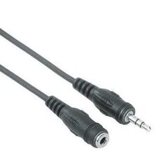 Audio kabelio ilgiklis HAMA EXT.CABLE 3.5MM ST. 2.5M цена и информация | Кабели и провода | kaup24.ee