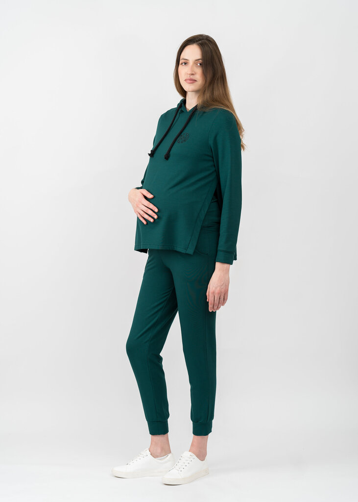 Rasedatrenni püksid naistele Cool Mama, roheline цена и информация | Naiste püksid | kaup24.ee