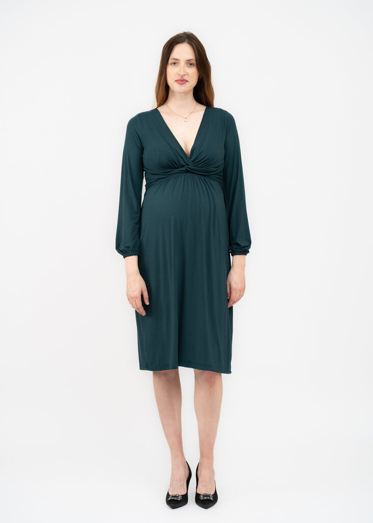 Sünnituskleit naistele Cool Mama, roheline hind ja info | Kleidid | kaup24.ee