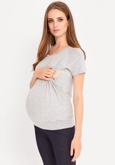 Rasedate ja imetamise t-särk hall Cool Mama hind ja info | Naiste T-särgid, topid | kaup24.ee