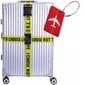 Turvaline turvavöö reisikohvrile, kollane kirjaga hind ja info | Kohvrid, reisikotid | kaup24.ee