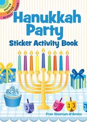 Hanukkah Party Sticker Activity Book hind ja info | Väikelaste raamatud | kaup24.ee