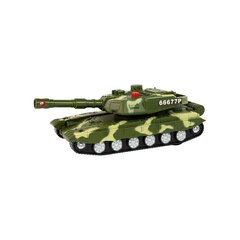 Karinis tankas su garsais ir šviesom, žalias цена и информация | Игрушки для мальчиков | kaup24.ee
