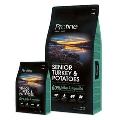 Profine Dog для пожилых собак Senior Turkey & Potatoes, 15 кг цена и информация |  Сухой корм для собак | kaup24.ee