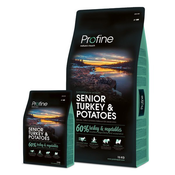 Profine Senior Turkey & Potatoes koeratoit 15 kg цена и информация | Kuivtoit koertele | kaup24.ee