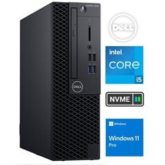 3060 SFF i5-8500 8GB 256GB SSD 2TB HDD Windows 11 Pro hind ja info | Lauaarvutid | kaup24.ee