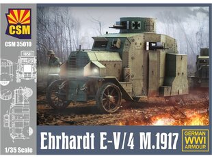 Konstruktor CSM - German Armoured Car Ehrhardt E-V/4 M.1917, 1/35, 35010 hind ja info | Klotsid ja konstruktorid | kaup24.ee