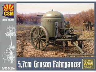 Konstruktor CSM - 5,7cm Gruson Fahrpanzer, 1/35, 35011 hind ja info | Klotsid ja konstruktorid | kaup24.ee
