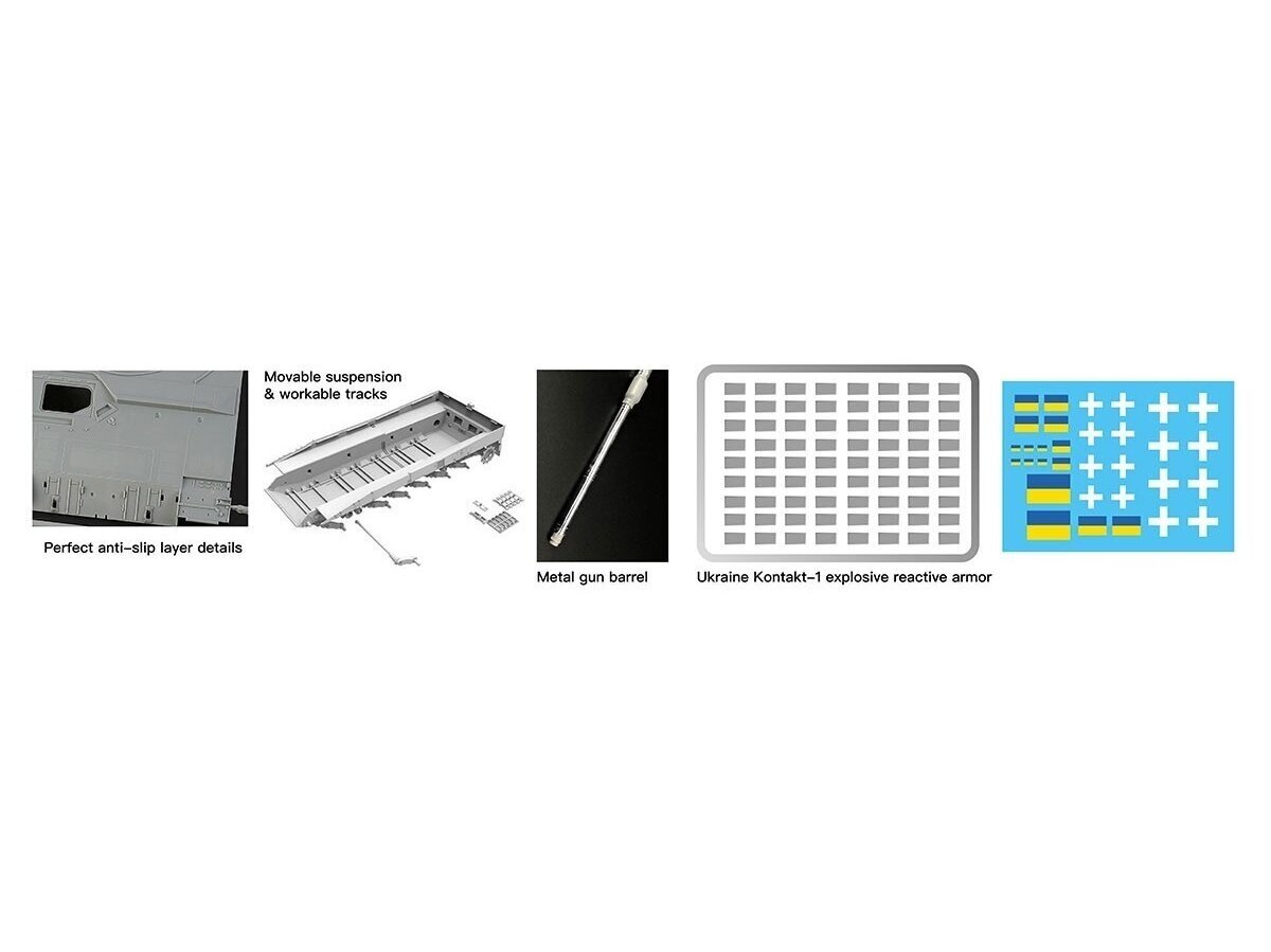 Konstruktor Border Model - Leopard 2A6 "UKRAINE", 1/35, BT-031 hind ja info | Klotsid ja konstruktorid | kaup24.ee