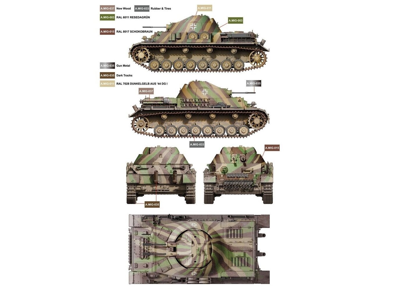 Konstruktor Border Model - Kugelblitz Flak Panzer IV (MK103 Doppelflak 30mm), 1/35, BT-039 цена и информация | Klotsid ja konstruktorid | kaup24.ee