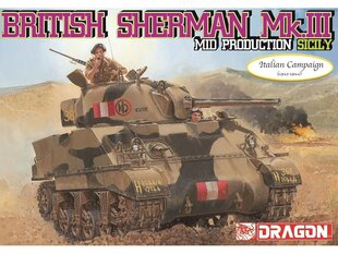 Konstruktor Dragon - British Sherman Mk.III Mid Production Sicily, 1/35, 6231 цена и информация | Конструкторы и кубики | kaup24.ee