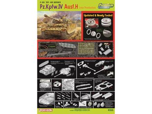 Конструктор Dragon Pz.Kpfw.IV Ausf.H Late Production, 1/35, 6566 цена и информация | Конструкторы и кубики | kaup24.ee