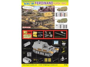 Konstruktor Dragon - Sd.Kfz.184 Ferdinand (the Battle of Kursk), 1/35, 6726 hind ja info | Klotsid ja konstruktorid | kaup24.ee