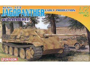 Конструктор Dragon Sd.Kfz. 173 Jagdpanther early production w/ Zimmerit, 1/72, 7241 цена и информация | Конструкторы и кубики | kaup24.ee