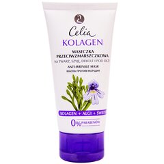 Kortsudevastane mask näole, kaelale, silmadele ja dekolteele Celia Kolagen 60 ml hind ja info | Näomaskid, silmamaskid | kaup24.ee