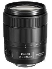 Lainurk-suumobjektiiv Canon EF-S 18-135mm f/3.5-5.6 IS USM (White box) - valge karp hind ja info | Objektiivid | kaup24.ee