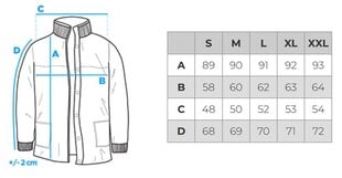 Мужская зимняя куртка Ombre OM-JALJ-0148 цена и информация | Мужские куртки | kaup24.ee