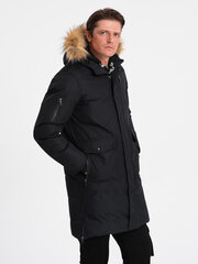 Мужская зимняя куртка Ombre OM-JALJ-0148 цена и информация | Мужские куртки | kaup24.ee