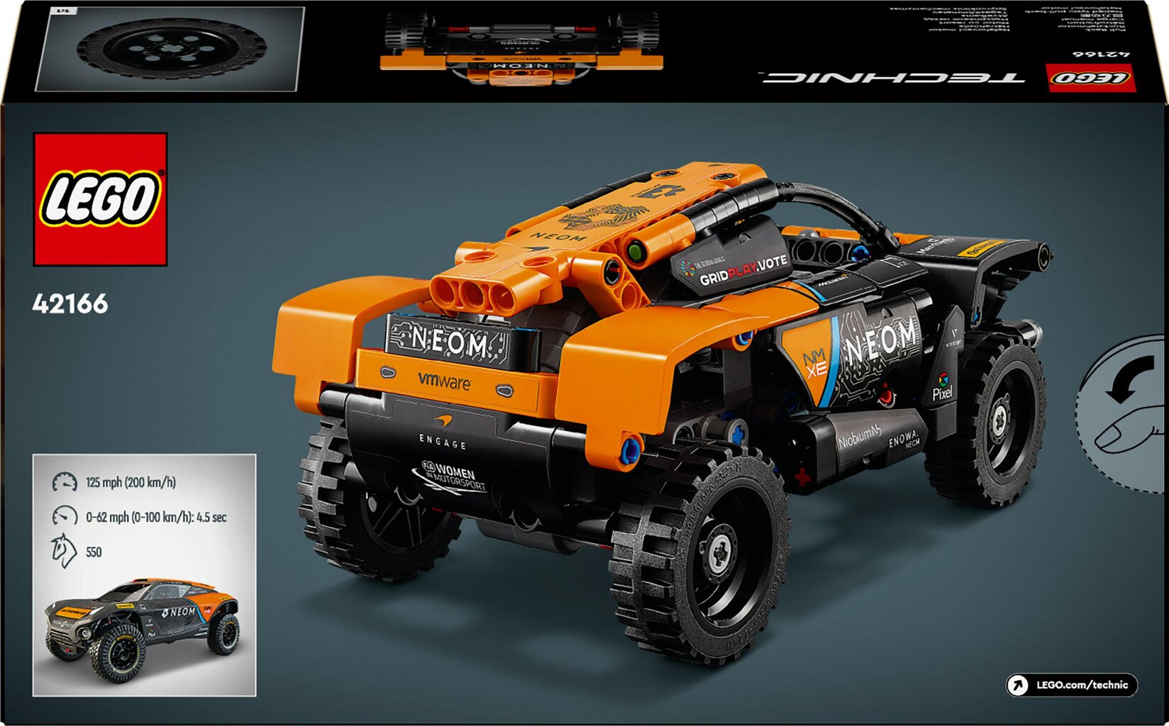 42166 Lego® Technic Neom McLaren Extreme E Race Car цена и информация | Klotsid ja konstruktorid | kaup24.ee