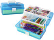 Loomekomplekt kohvris Lean Toys, sinine цена и информация | Arendavad mänguasjad | kaup24.ee