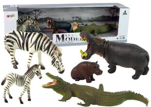 Aafrika metsloomade kujud Lean Toys, 5 tk hind ja info | Poiste mänguasjad | kaup24.ee