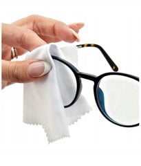 Очки из микрофибры для мытья глаз ЧЕРНЫЕ цена и информация | Аксессуары для очков и линз | kaup24.ee