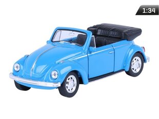 Volkswagen Beetle, Convertible 1:34, Welly hind ja info | Mudelautode kollektsioneerimine | kaup24.ee