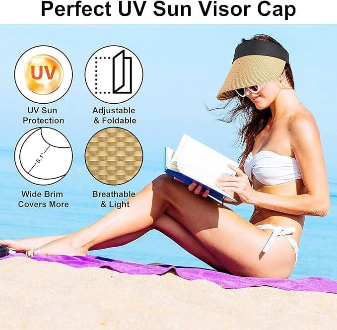 Päikesesirm naistele Hcimooy UV-kaitsega hind ja info | Naiste mütsid ja peapaelad | kaup24.ee