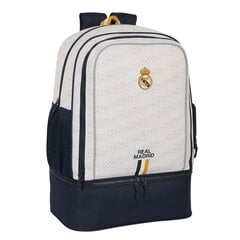 Spordiseljakott Real Madrid C.F. Valge 35 x 50 x 24 cm цена и информация | Рюкзаки и сумки | kaup24.ee