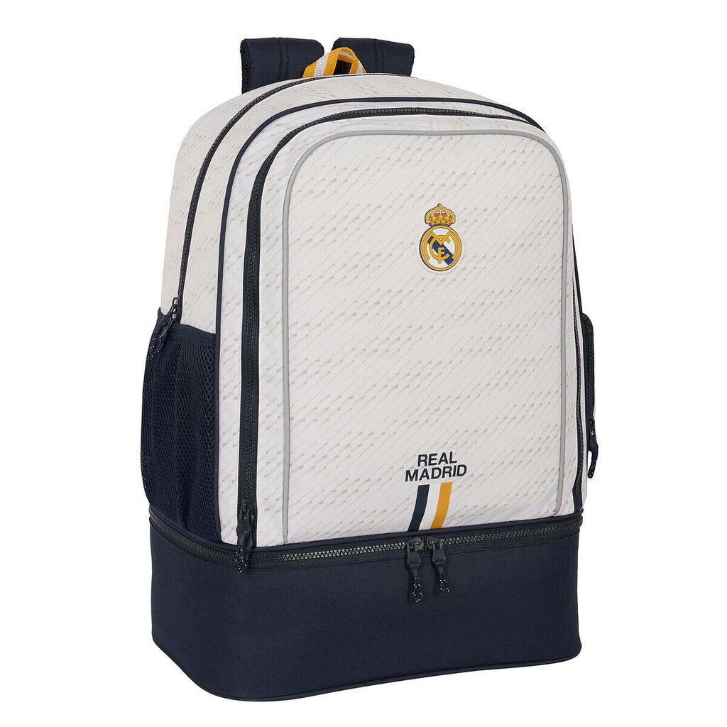 Spordiseljakott Real Madrid C.F. Valge 35 x 50 x 24 cm цена и информация | Spordikotid, seljakotid | kaup24.ee